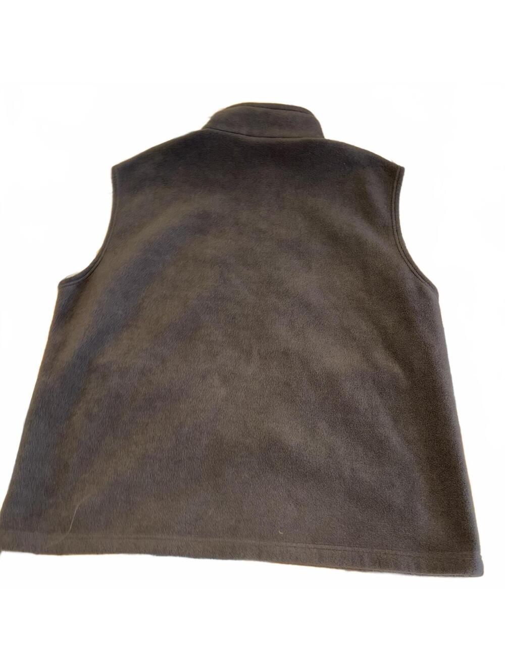 Columbia Men’s XL Gray Fleece Vest jacket  Sportswear Athletic 100% Polyester - Picture 5 of 6